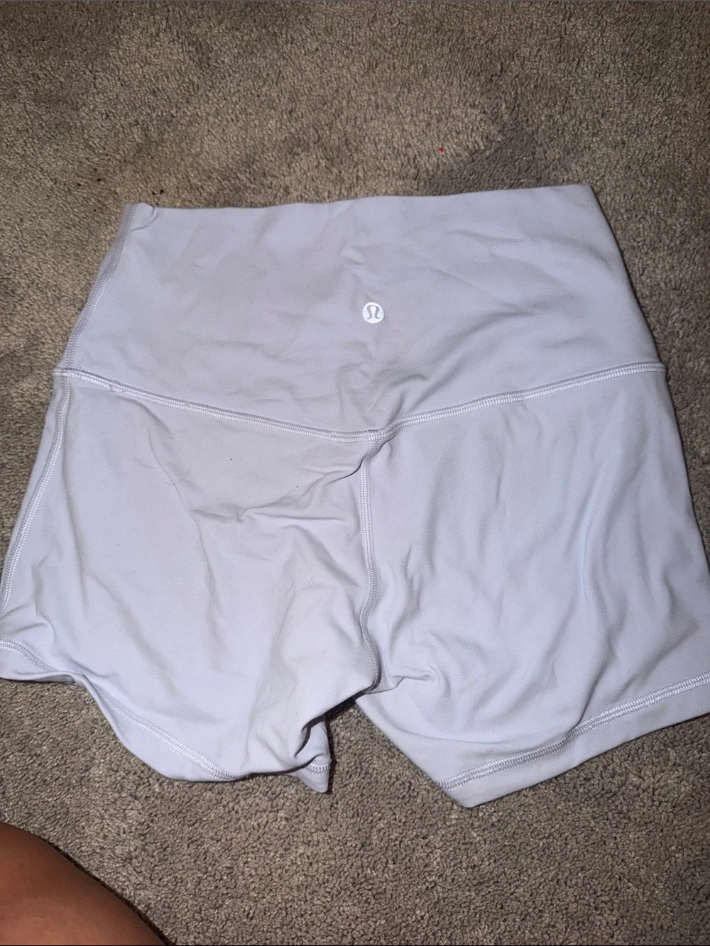 lululemon athletica White High-Waist Bike Shorts